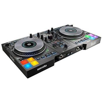 Hercules - DJCONTROL JOGVISION - Controlador DJ - PC/Mac - Jog wheels con indicadores de led, perfecto para Scratch, Air control