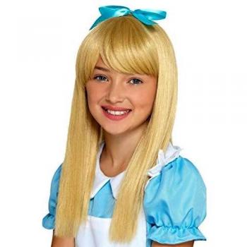 Smiffy's 48841 Wonderland Princess Peluca para niñas, rubia, talla única