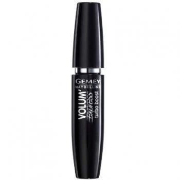 Máscara Volumen Turbo Boost Muy Negra Gemey Maybelline 10ml