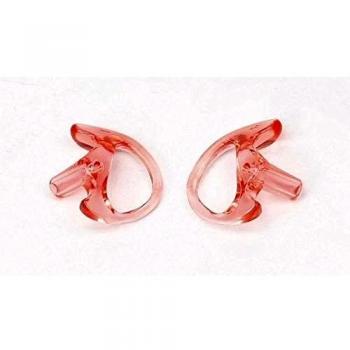 Coodio Beige Tapones para los oídos Reemplazo Para Transparente Tubo Acústico Auriculares Auricular Transceptor Emisor y Receptor Radio - 15/16 Small