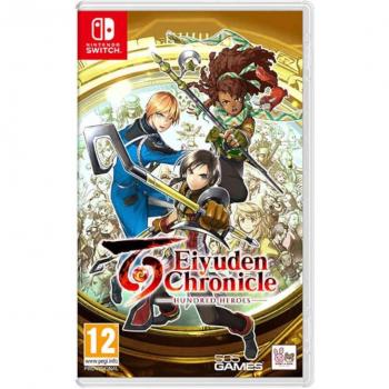 Eiyuden Chronicle: Hundred Heroes - Juego para Nintendo Switch, RPG, multijugador, gráficos en 2.5D, historia épica, desarrollo de personajes profundos, combate por turnos, banda sonora original