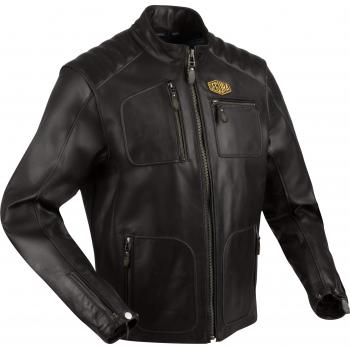 Chaqueta de Moto Segura Lewis Marrón - Cuero, Talla S