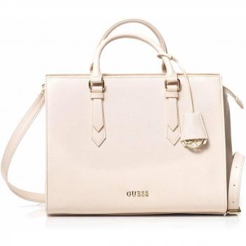 GUESS Charme Satchel Beige