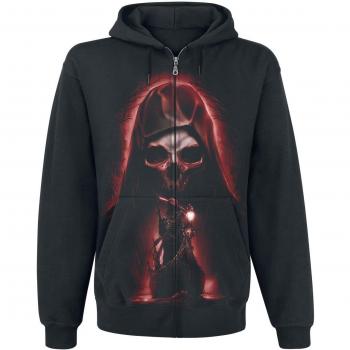 Toxic Angel Charon Sudadera capucha con cremallera Negro XXL