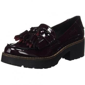 Coolway CHERLYN - Zapatos de cordones para mujer, color granate, talla 39