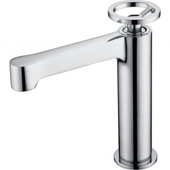 Grifo Monomando para Lavabo Olimpo Imex - Grifo Mezclador de Agua Fría y Caliente, diseñado para lavabo sobre encimera, con ahorro de agua, acabado en color cromado