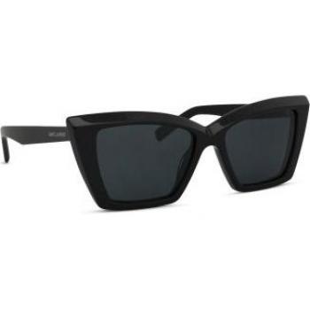 Saint Laurent SL 657 001 Black Cat Eye Sunglasses for Women, Size: 54 MM, One Size