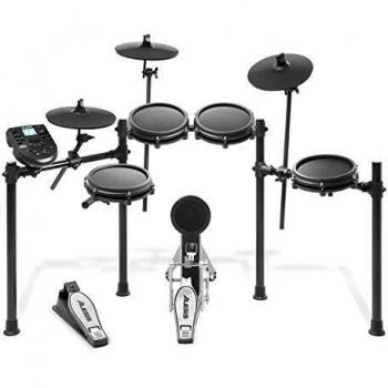 Alesis Drums Nitro Mesh Electric Drum Kit with Mesh Pads, USB MIDI Connectivity, Drum Sticks, 385 Acoustic and Electronic Drum Set Sounds and Lessons