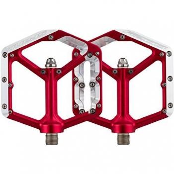 Spank Oozy - Pedales para Bicicletas, Color Rojo