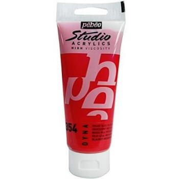 Pintura Acrílica Iridiscente Studio 100 ml Rojo Azul Pebeo