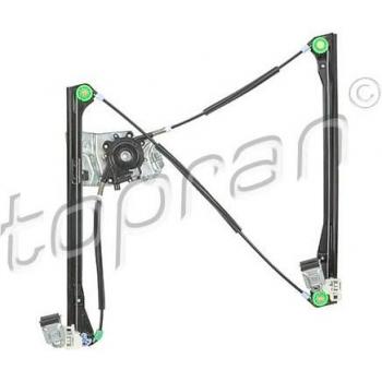 Elevalunas eléctrico TOPRAN 111 709, compatible con vehículos específicos, incluye motor de elevación, cableado y mecanismo de fijación, diseño optimizado para un ajuste perfecto y funcionamiento silencioso