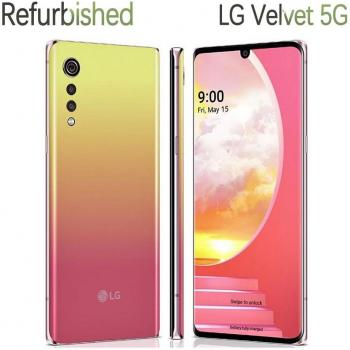 Teléfono Móvil Reacondicionado LG Velvet 5G Original con 6GB de RAM y 128GB de ROM