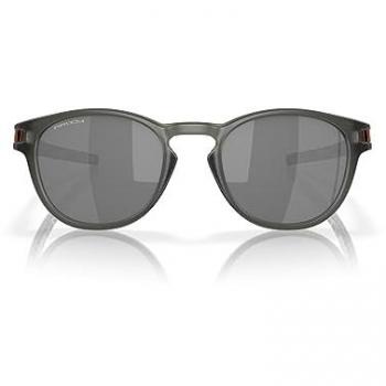 Oakley Latch Sports Sunglasses - Matte Grey Smoke with Prizm Black Lens