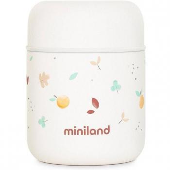 Miniland Food Thermy Mini Valencia - Termo Papillero de Acero Inoxidable de Doble Capa