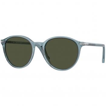 Persol PO3350S Col. 120431 Unisex Panthos Sunglasses Blue Size 53