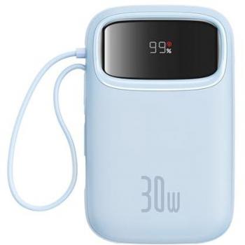 Power Bank Baseus QPow 2 10000mAh 30W con 2 puertos USB-C (azul)