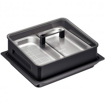 Set de Vapor Neff Z19DD10X0 para Horno, Acero Inoxidable, Accesorio de Cocción a Vapor