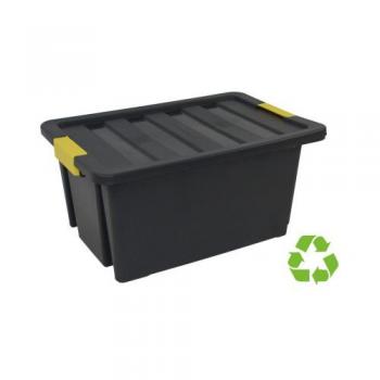 Caja de almacenaje con tapa y ruedas 55 litros Archivo 2000