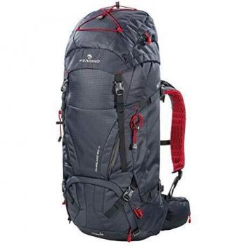 Ferrino 75670HCC.1SIZ Mochila Overland 50+10, Gris Oscuro, Adultos Unisex, Multicolor, Talla única