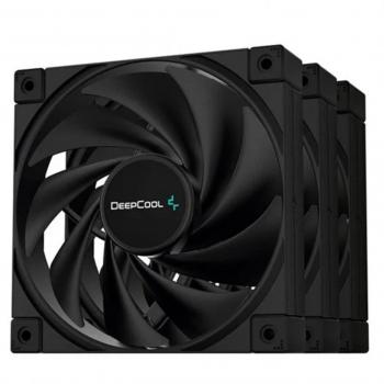DeepCool FK120 3-Pack 120mm PWM Fans, High Airflow, Silent Operation, Black R-FK120-BKNPF3-G-1