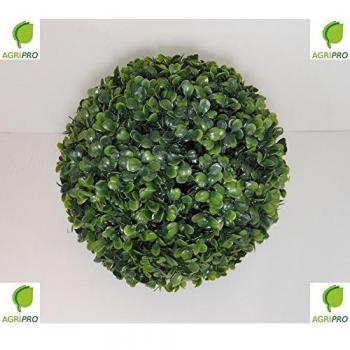 Esfera de Boj, diámetro 28 cm, planta artificial para interiores y exteriores
