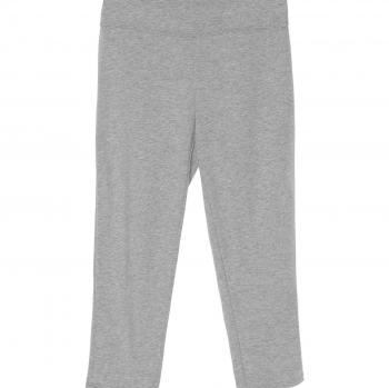 Leggings Capri de Algodón Orgánico para Mujer en Gris - Tamaño L