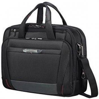 Samsonite PRO-DLX 5 - Bailhandle Expandable for 15.6 pulgadas Laptop 17/23L 2.6 Kg Maletín, 42 cm, 17 litros, Negro
