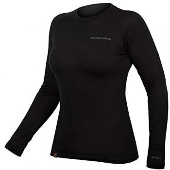 Camiseta Térmica Interior de Manga Larga para Mujer Endura BaaBaa Negro Talla M