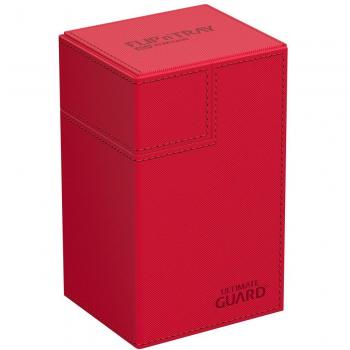 Ultimate Guard Flip'n'Tray 80+ XenoSkin Monocolor Rojo
