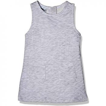 BIMBUS Scamiciato Jersey Trapuntato, Vestido para Bebés, Grigio Chiaro 01, 9M