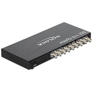 Splitter 3G-SDI de 8 Puertos - Distribuidor de Datos en Caja Metálica, Resolución 1920 x 1080p