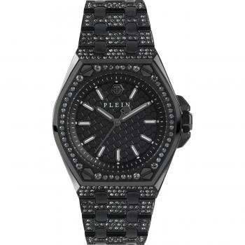Philipp Plein Extreme Lady Crystal Watch, Black female, Size: ONE SIZE