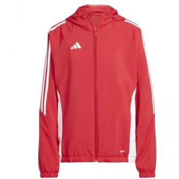 Adidas Tiro24 Windbreaker Chaqueta Chubasquero Entrenamiento Fútbol Rojo (S)