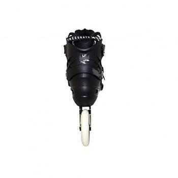 KRF Patines Freeskate Angel 3 Ruedas de 110 mm Negro Unisex