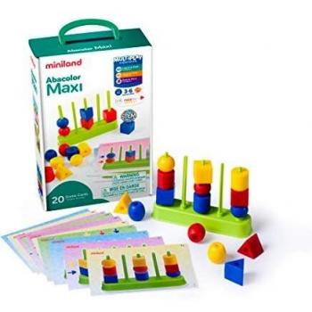 Juego Educativo Abacolor Maxi de Miniland, Modelos Variados