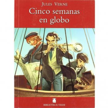 Biblioteca Teide 002 - Cinco semanas en globo -Jules Verne- - 9788430760176