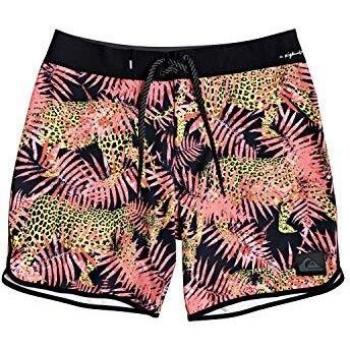 Bañador corto para hombre Quiksilver Highline Camocat 18 (Fiery Coral)