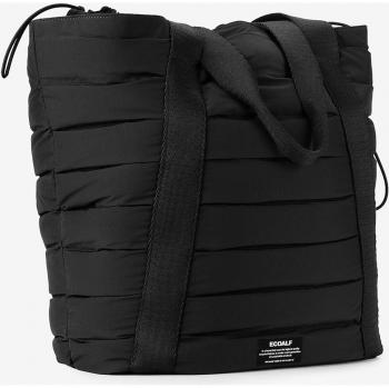 Ecoalf Sustainable Black Tote Bag - 100% Recycled Polyester, One Size Minimalist Design