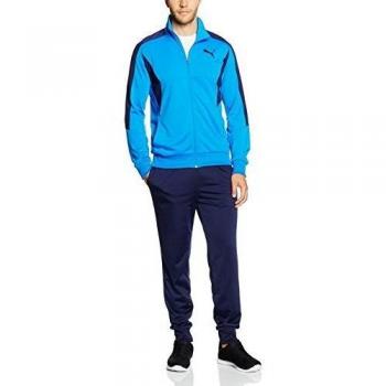 Puma - Chándal para hombre Active Better Camiseta Suit cl, Electric Blue Lemonade de balón, L, 838596 33