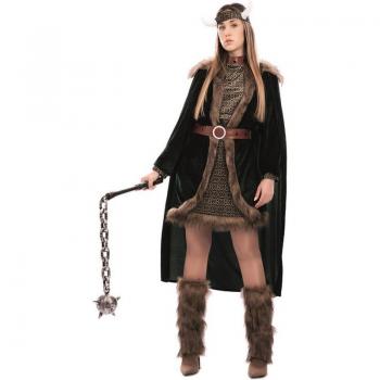 Disfraz de Vikinga Deluxe para mujer