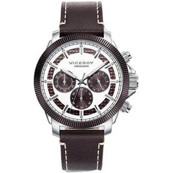 RELOJ VICEROY CAB. CRONO BICOLOR 471061-47 IP MARRON