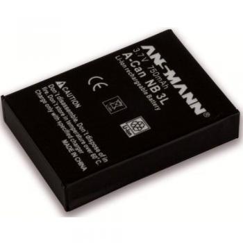 Ansmann 5022253 - A-Can NB 3 L Li-Ion, batería 3,7V/750mAh para cámara Digital de Fotos Canon