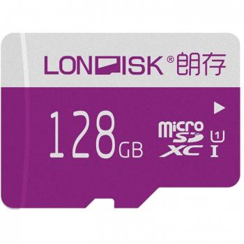 LONDISK Tarjeta Micro SD de 128 GB Clase 10 Tarjeta de memoria UHS-1 Micro SDXC con adaptador SD para reproducción de video HD