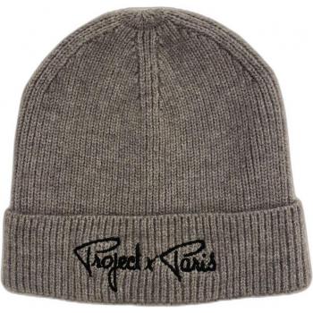 Project X Paris Unisex Grey Beanie Hat