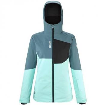 Chaqueta con capucha Millet Nallo azul cielo mujer - M, chaqueta, color azul cielo, talla M, para mujer