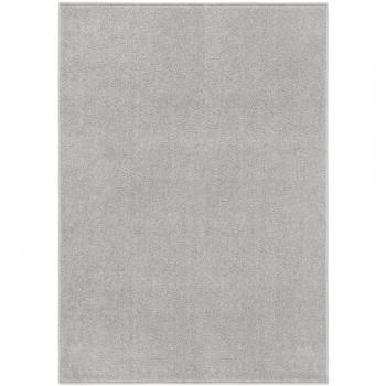 Alfombra de pelo corto gris claro 240x340 cm