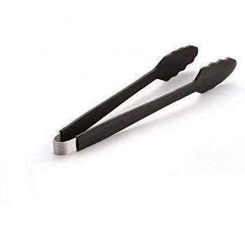 Pinza para Barbacoa Lotusgrill de Silicona y Acero Inoxidable Antracita 33 cm