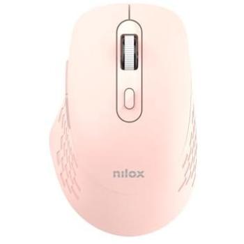 Ratón Inalámbrico Dual 1600 DPI Rosa con Bluetooth y USB