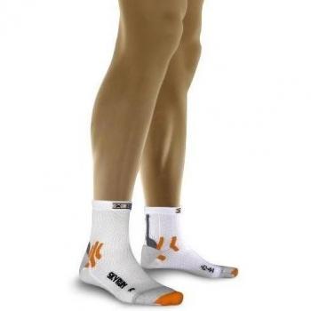X-Socks Sky Run - Calcetines Unisex para Deporte Blanco Blanco Talla:35-38
