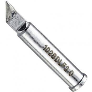 Punta de soldadura tipo cuchillo ERSA 102, 2 x 4 mm, biselado a 45°, recto, compatible con I-Tool
